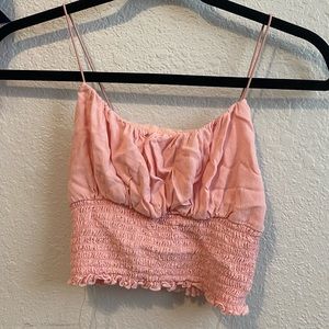 Pacsun pink crop top